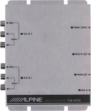 Alpine tme m780 схема подключения