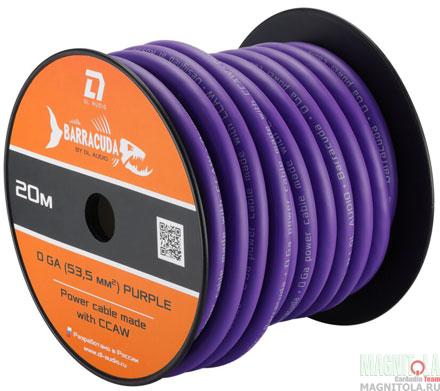   DL Audio Barracuda Power Cable 0 Ga Purple