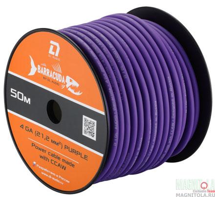   DL Audio Barracuda Power Cable 4 Ga Purple